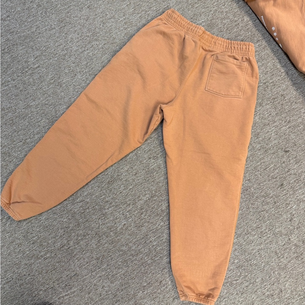 CHNGE orange Hoodie with White Text - Picture 8 of 10